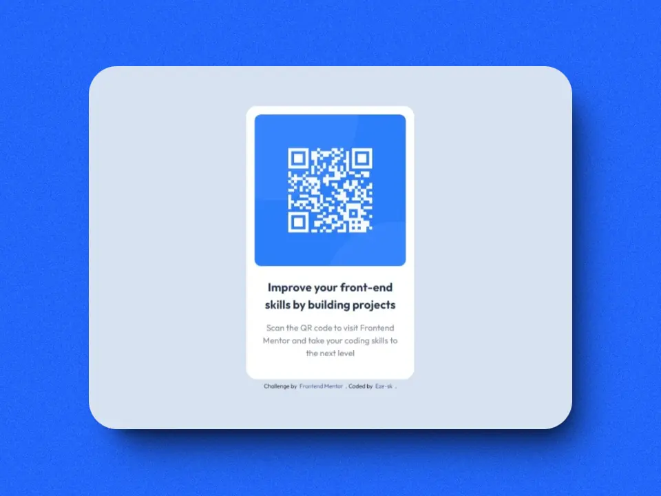 QR Code Component screenshot